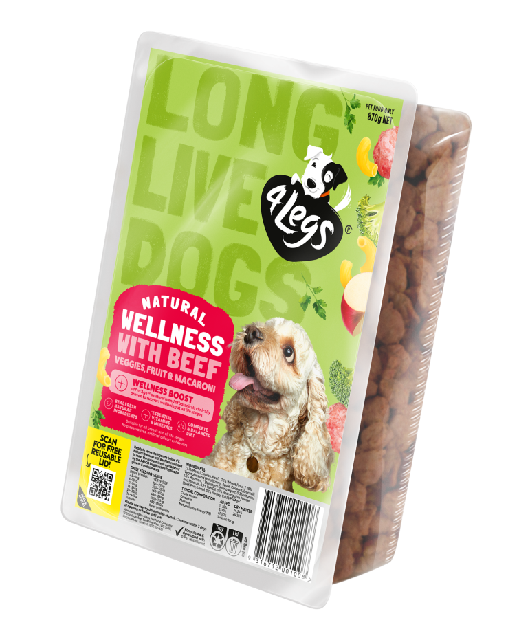 NATURAL WELLNESS WITH BEEF, VEGGIES, FRUIT & MACARONI