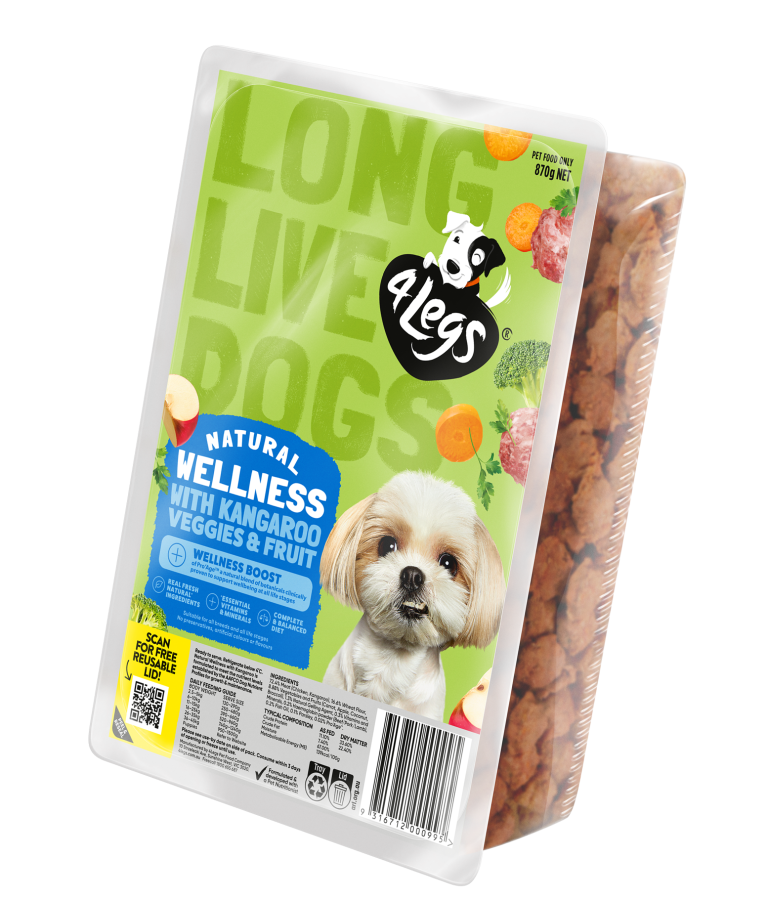 NATURAL WELLNESS WITH KANGAROO, VEGGIES & FRUIT