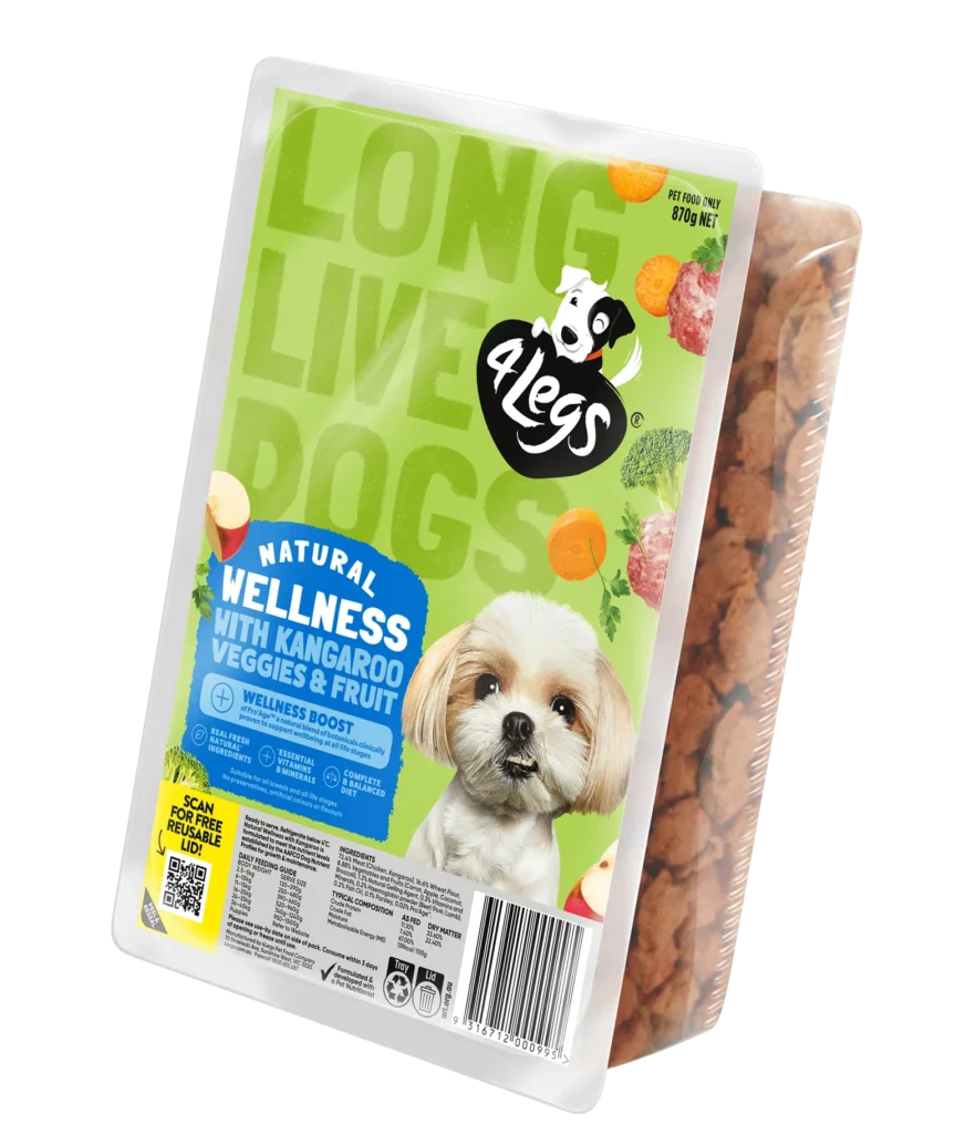 NATURAL WELLNESS WITH KANGAROO, VEGGIES & FRUIT